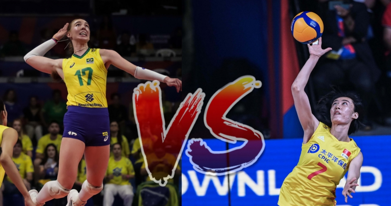 Brazil thắng nhọc đội tuyển bóng chuyền nữ Trung Quốc