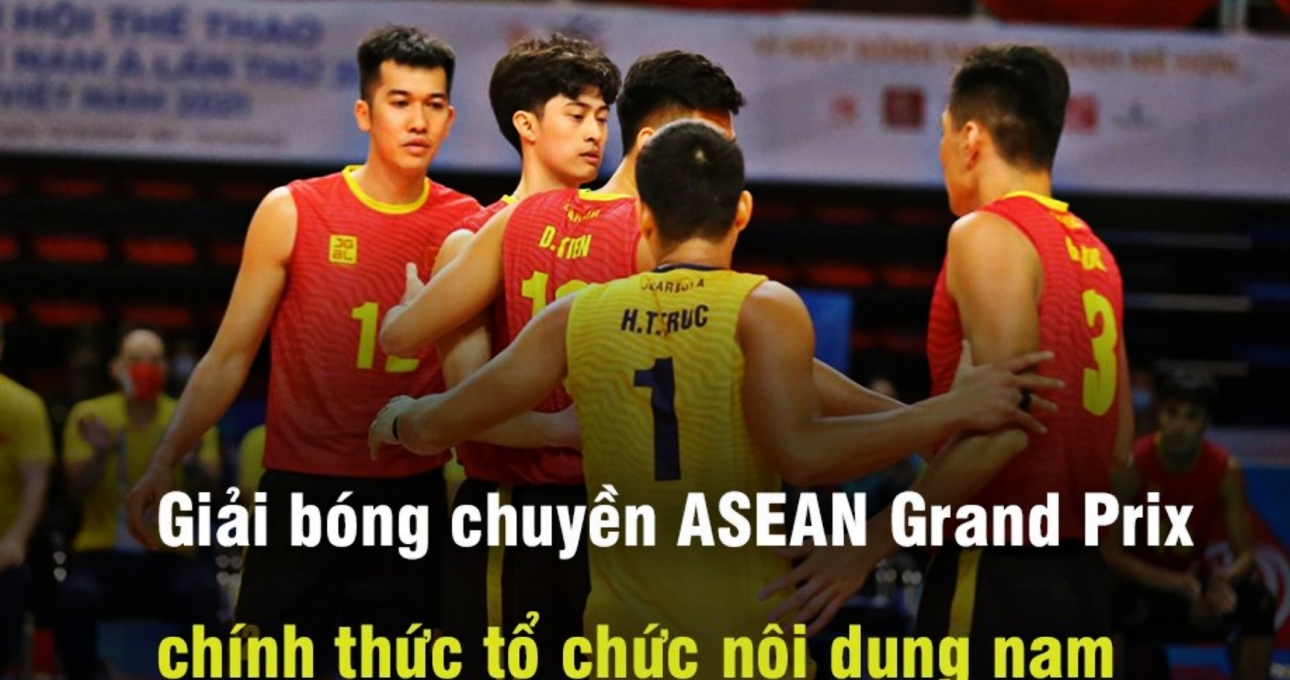Giải bóng chuyền ASEAN Grand Prix 'lần đầu tiên' có phiên bản nam