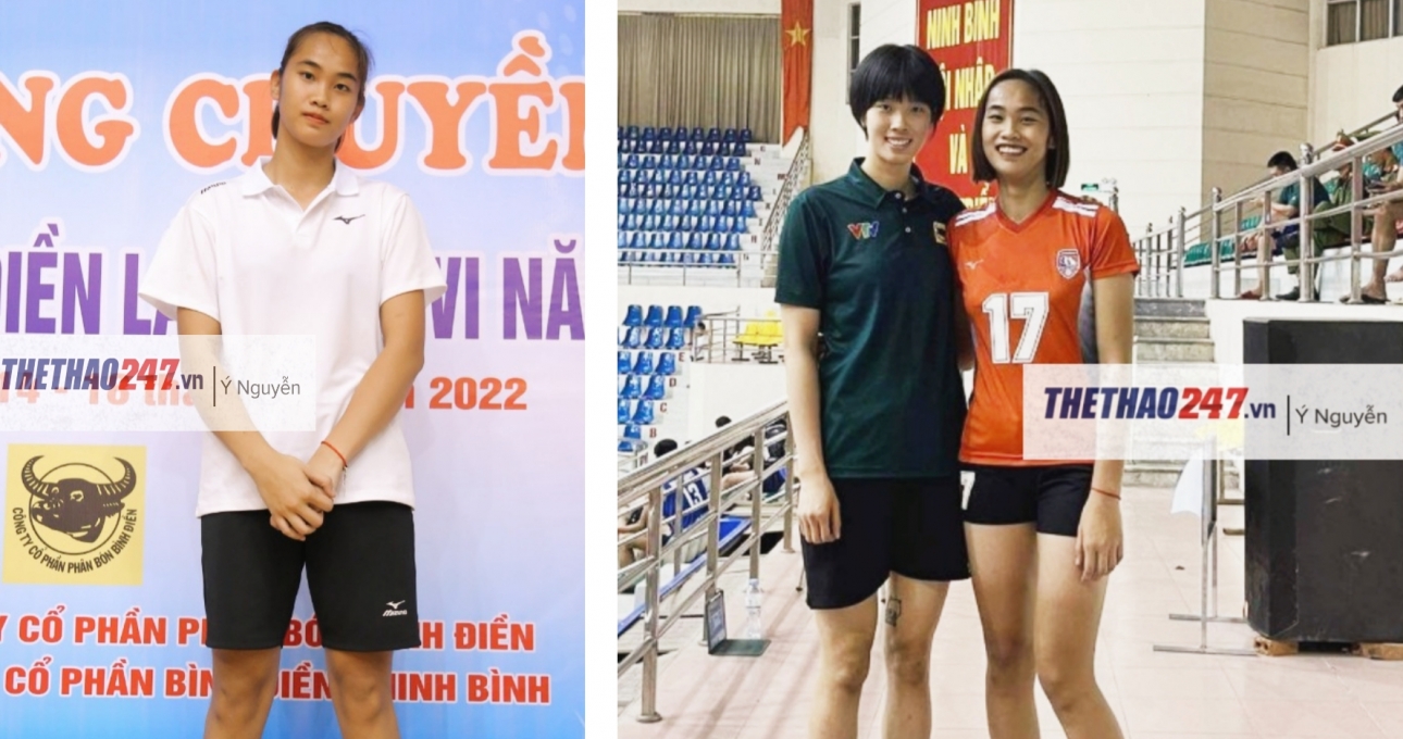Chân dài bóng chuyền 16 tuổi gây sốt với chiều cao 1m88, fan Thanh Thúy