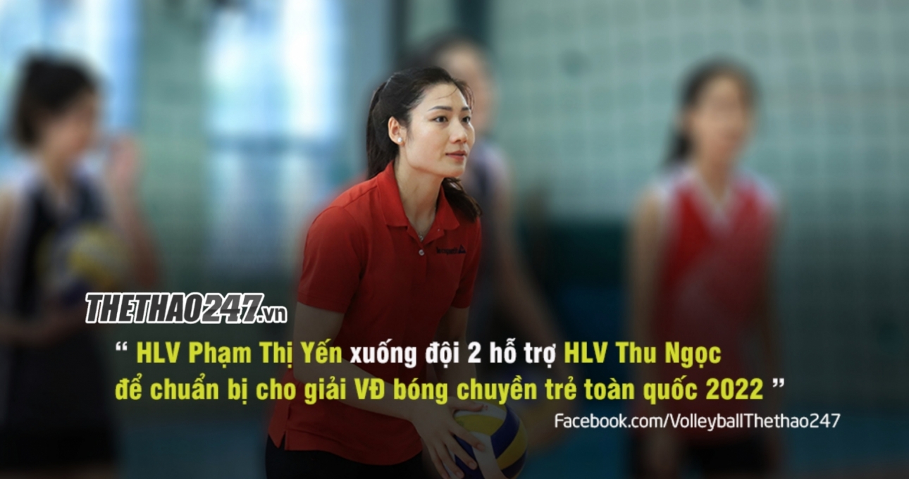 HLV Phạm Thị Yến 'xuống hỗ trợ' đội bóng chuyền trẻ BTL Thông tin