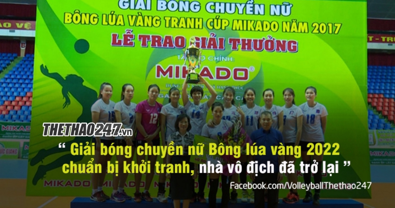 Geleximco Thái Bình 'hồi sinh' giải bóng chuyền nữ Bông lúa vàng