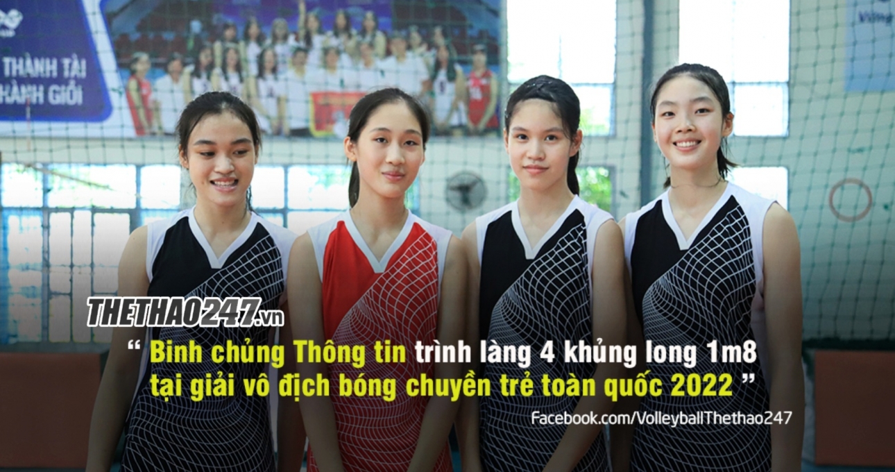 Xuất hiện cùng lúc '4 khủng long bóng chuyền cao 1m8' trong 1 đội bóng