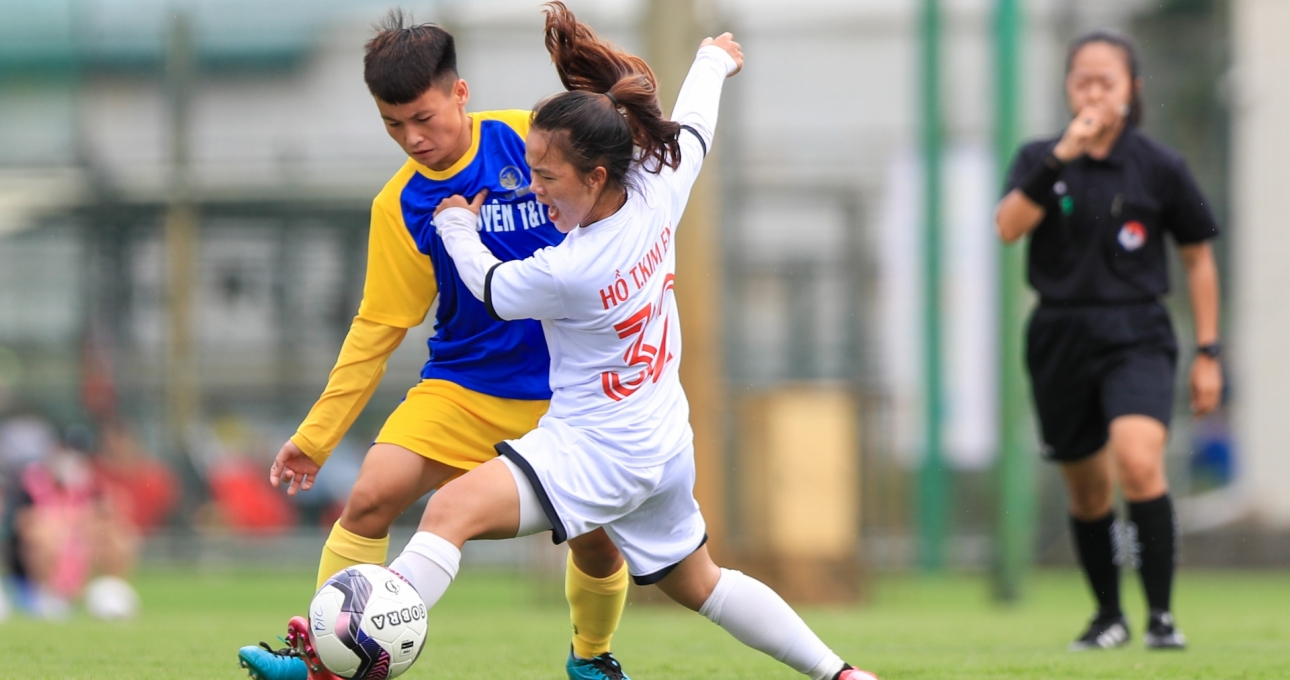 Thái Nguyên T&T có 3 điểm trong ngày khai mạc giải bóng đá Nữ Cúp Quốc gia 2022