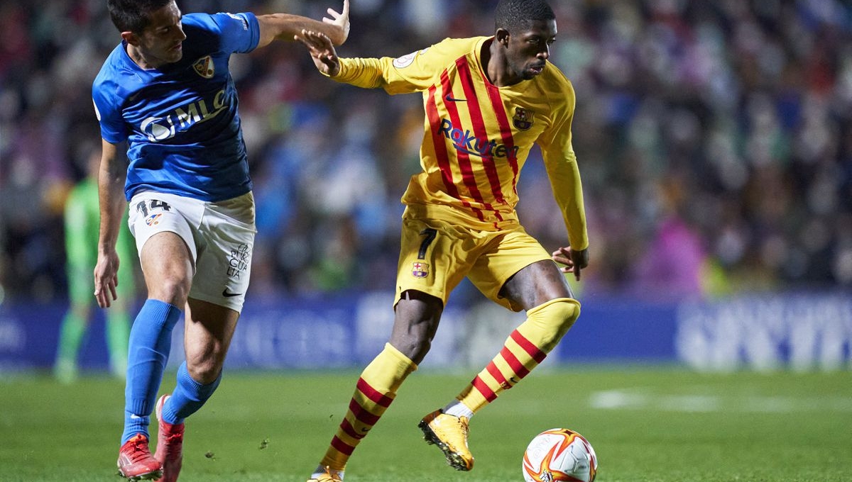 Dembele ghi bàn đẳng cấp giúp Barca lội ngược dòng trước đối thủ