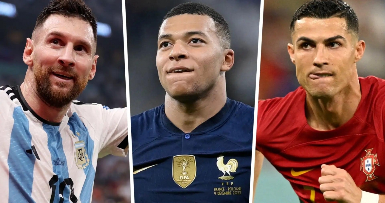 Ronaldo và Messi kém xa Mbappe ở tuổi 26
