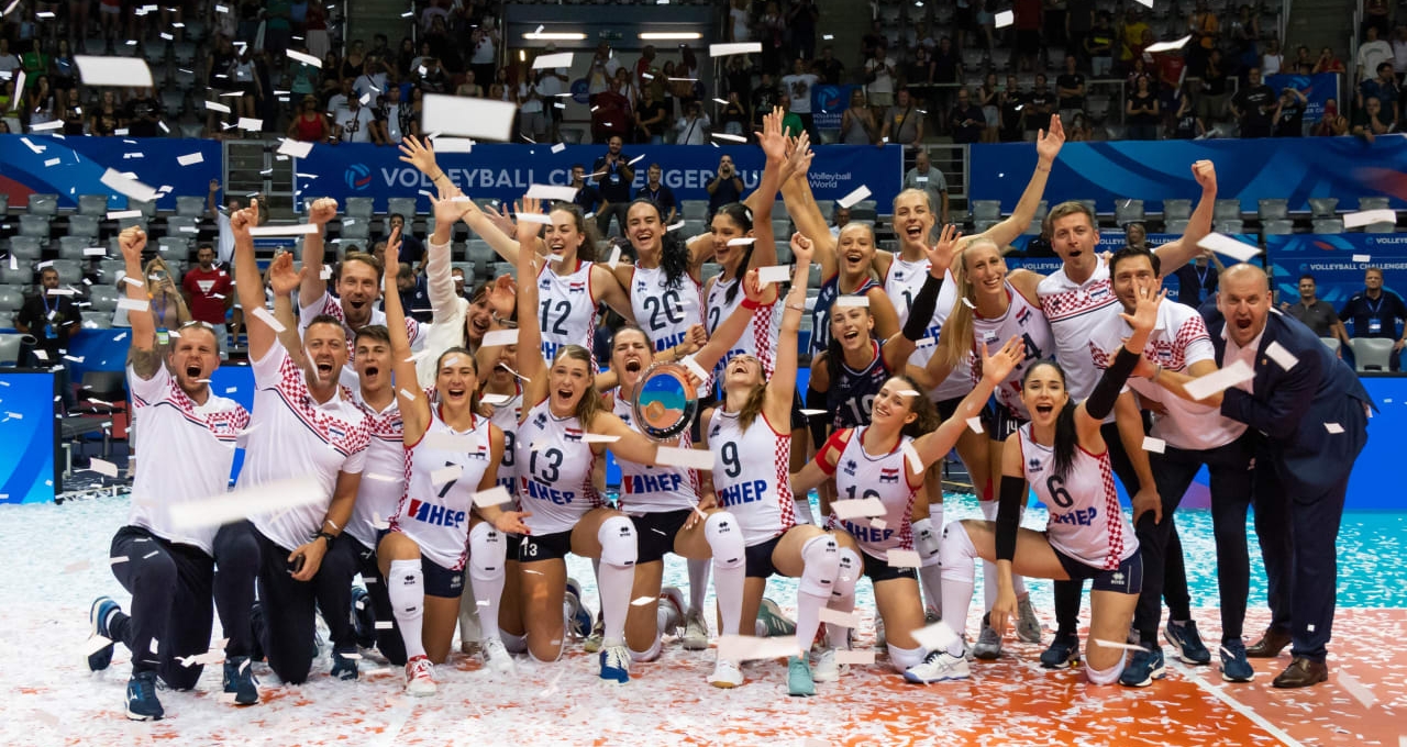 Đánh bại Bỉ, tuyển nữ Croatia lần đầu tiên được trải nghiệm giải VNL