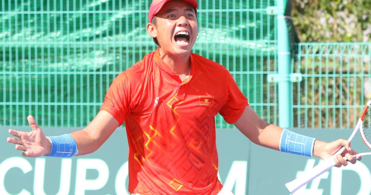 Hoàng Nam gặp khó, quần vợt Việt Nam vẫn ra quân thuận lợi ở Davis Cup