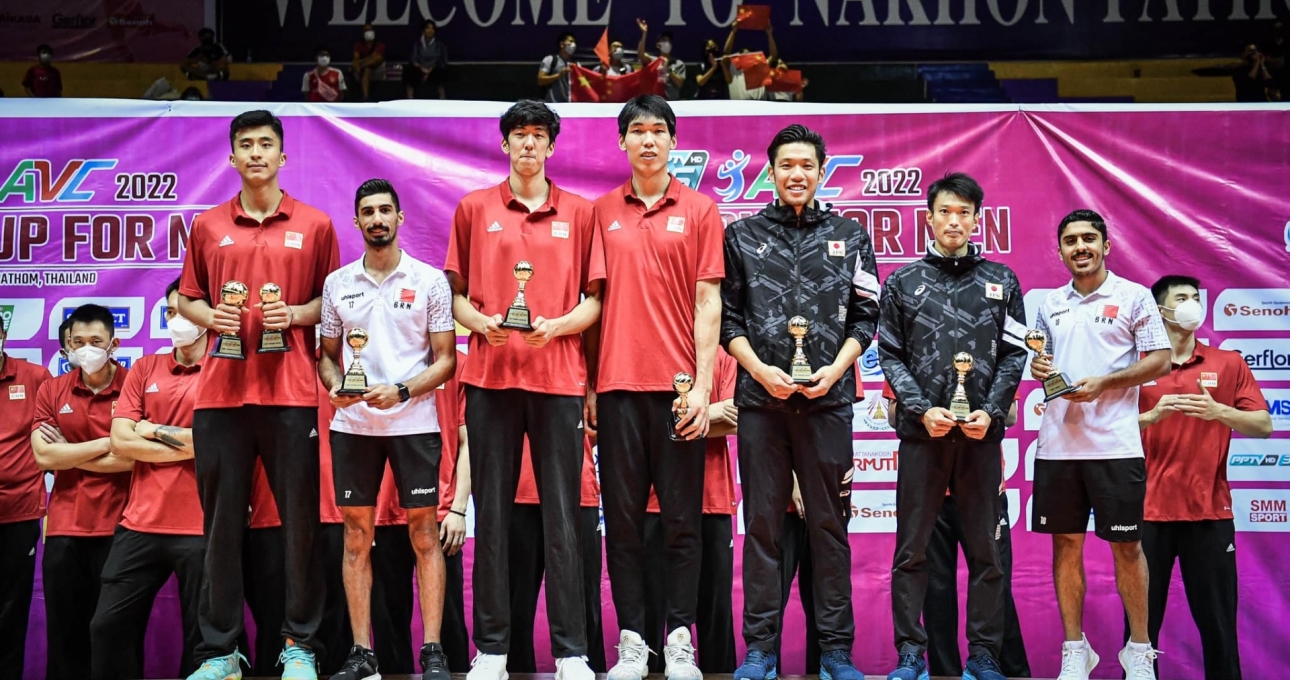 Bảng xếp hạng chung cuộc và đội hình tiêu biểu của AVC Cup 2022