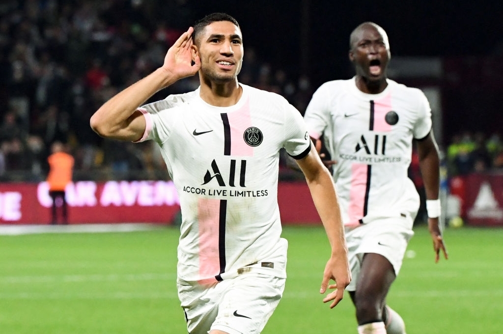 VIDEO: Bàn thắng 'quý hơn vàng' của Hakimi cho PSG ở phút 90+5