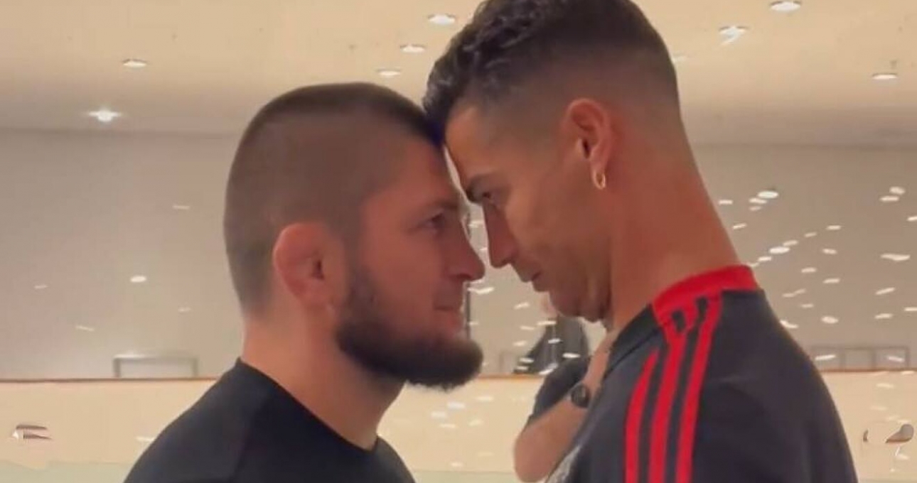 VIDEO: Ronaldo chạm mặt, đòi quật ngã võ sĩ huyền thoại Nga