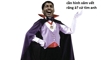 Ảnh chế hài hước vụ Luis Suarez 'bỏ bóng cắn Chiellini'