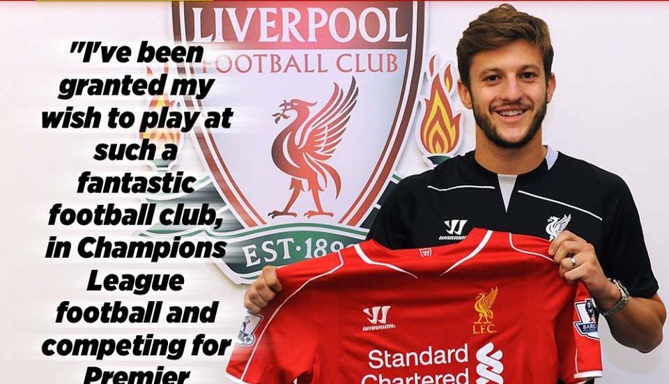Tin Chuyển nhượng 1/7: Adam Lallana đầu quân cho Liverpool