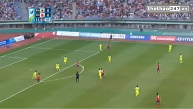 Video clip bàn thắng: U23 Hàn Quốc 1-0 U23 Nhật Bản (Tứ kết Asiad 17)