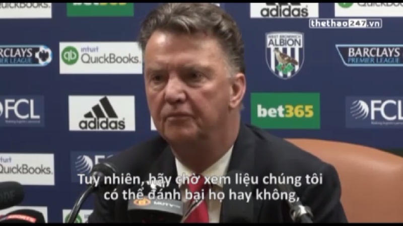 VIDEO: HLV Van Gaal quả quyết sẽ chơi tấn công trước Chelsea và Man City.