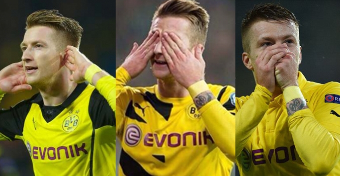 VIDEO: Marco Reus làm các CĐV 'phát sốt' khi ăn mừng bàn thắng độc đáo