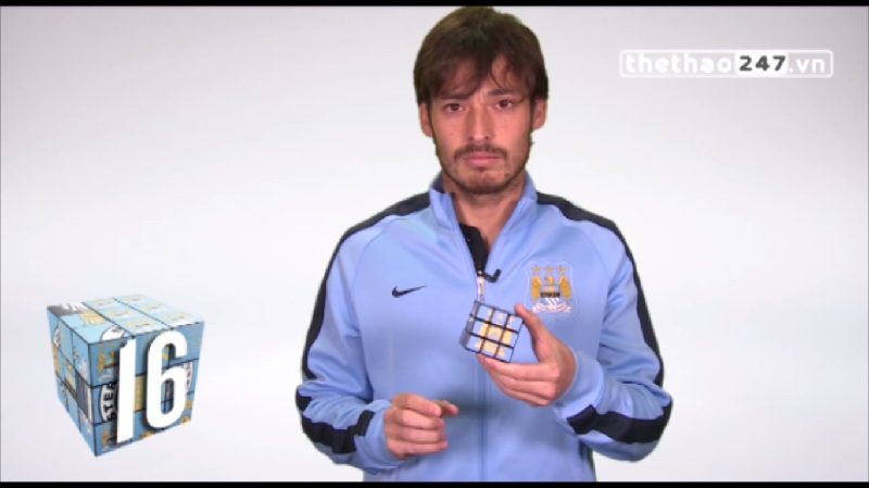 VIDEO: ''Thiên tài'' David Silva chơi rubic như thế nào?