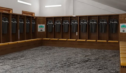 HAGL có phòng thay đồ theo tiêu chuẩn Arsenal