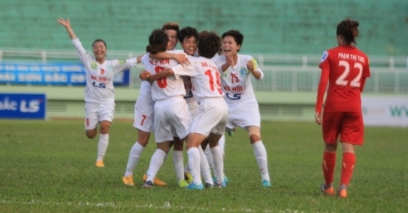 Hà Nội I vô địch lượt đi giải bóng đá nữ VĐQG 2015