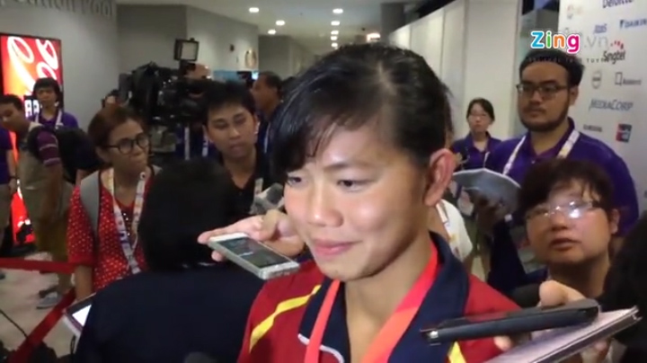 Video SEA Games 28: Những chia sẻ của Ánh Viên sau khi phá 7 kỷ lục SEA Games