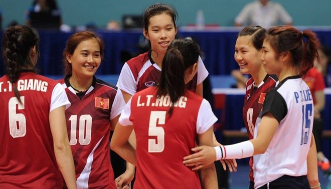 Bóng chuyền nữ Việt Nam khởi đầu thuận lợi tại SEA Games 28