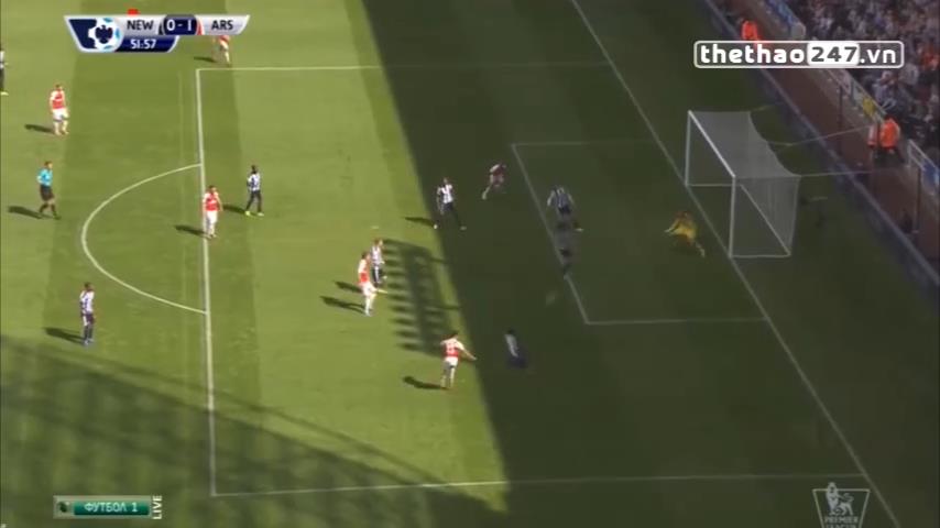 VIDEO: Coloccini đá phản lưới nhà sau cú dứt điểm của Chamberlain