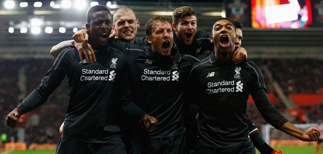 Liverpool vùi dập Southampton với tỉ số không tưởng