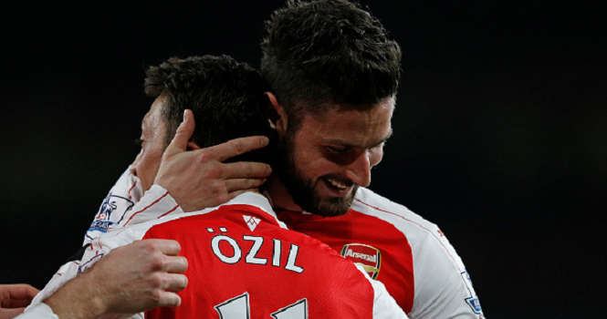 Ozil - Giroud: Quả ngọt của niềm tin