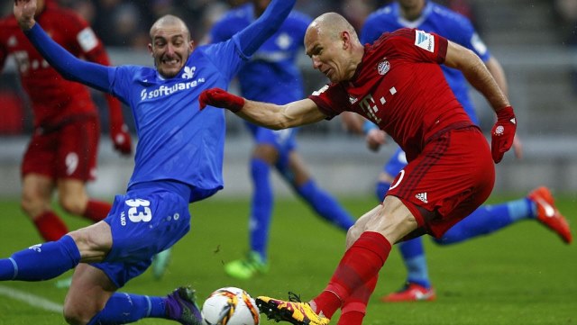 Video bàn thắng: Bayern Munich 3-1 Darmstadt (Vòng 22 - Bundesliga)
