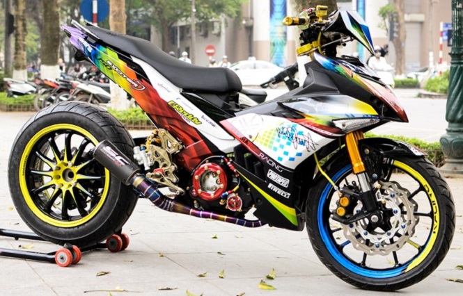 Chiêm ngưỡng vể đẹp chiếc Exciter 150cc độ tại đất Hà Thành