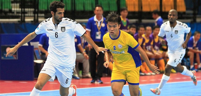 Sanna Khánh Hòa đánh bại đội vô địch futsal Qatar