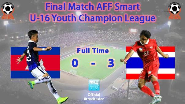 Video bàn thắng: Campuchia 0-3 Thái Lan (Giải VĐ U16 Đông Nam Á)
