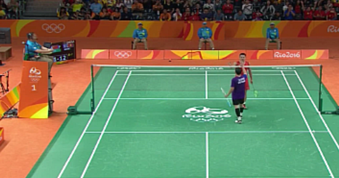 Chơi cống hiến, Tiến Minh tiếp tục nhận thất bại trước Lin Dan