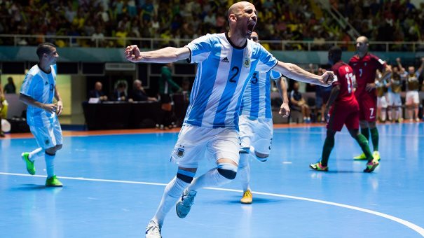 Video bàn thắng: Argentina 5-2 Bồ Đào Nha (Bán kết World Cup Futsal 2016)