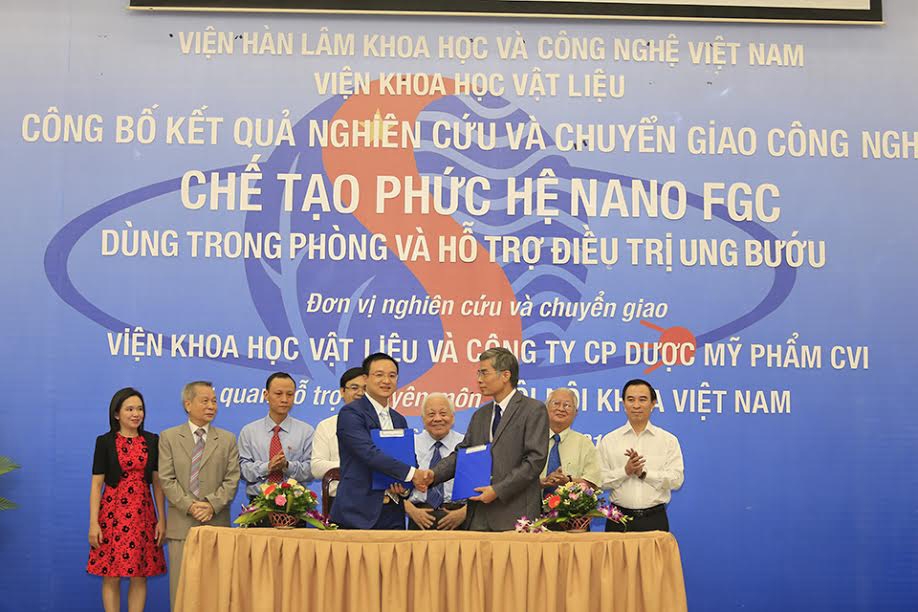 Việt Nam chế tạo thành công phức hệ Nano FGC hỗ trợ điều trị ung bướu