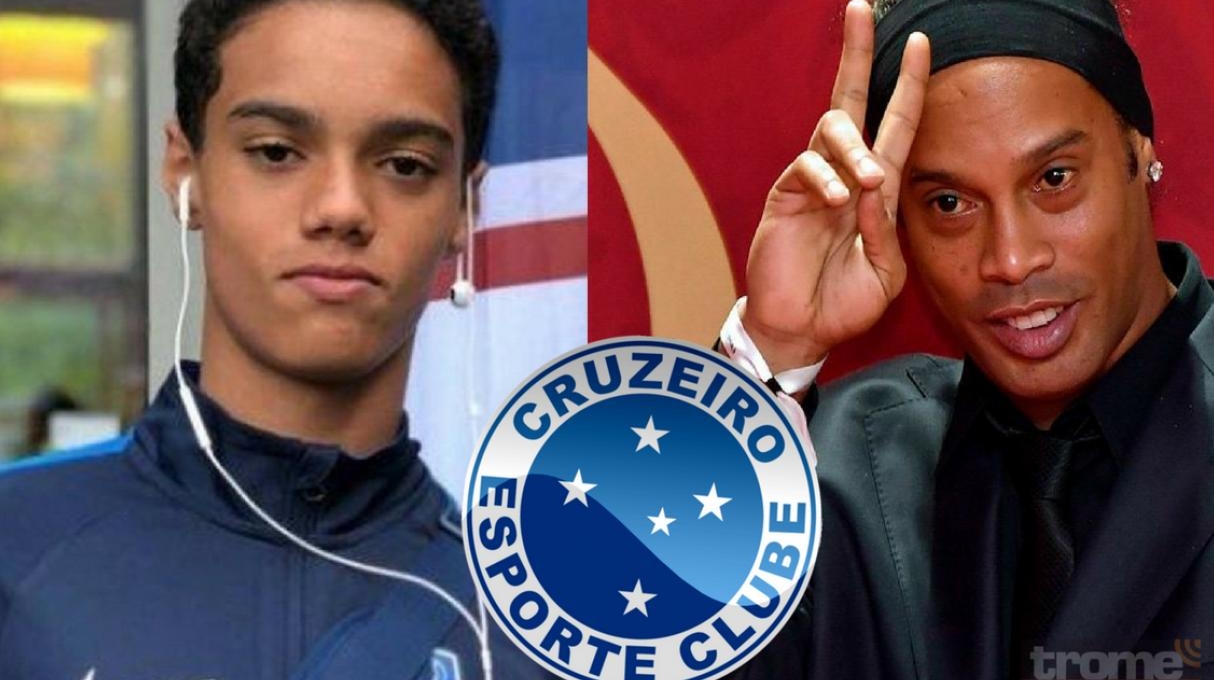 Con trai Ronaldinho ký hợp đồng với 'gã khổng lồ' Brazil