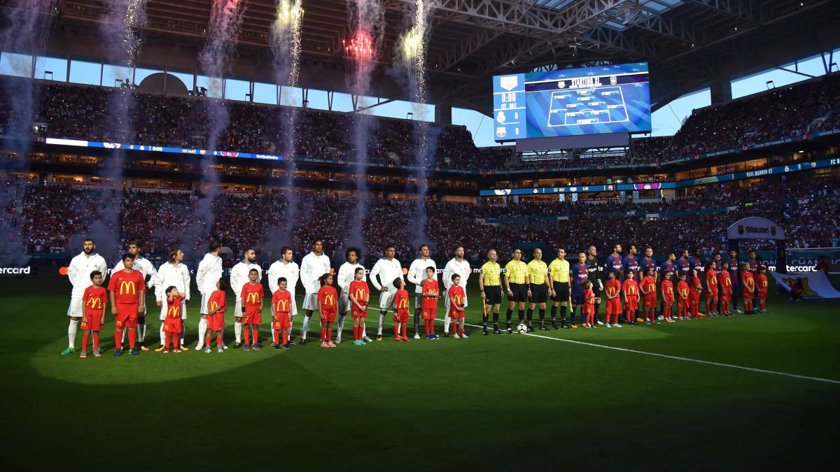 Barca và Real sẽ đến Mỹ đá Siêu kinh điển