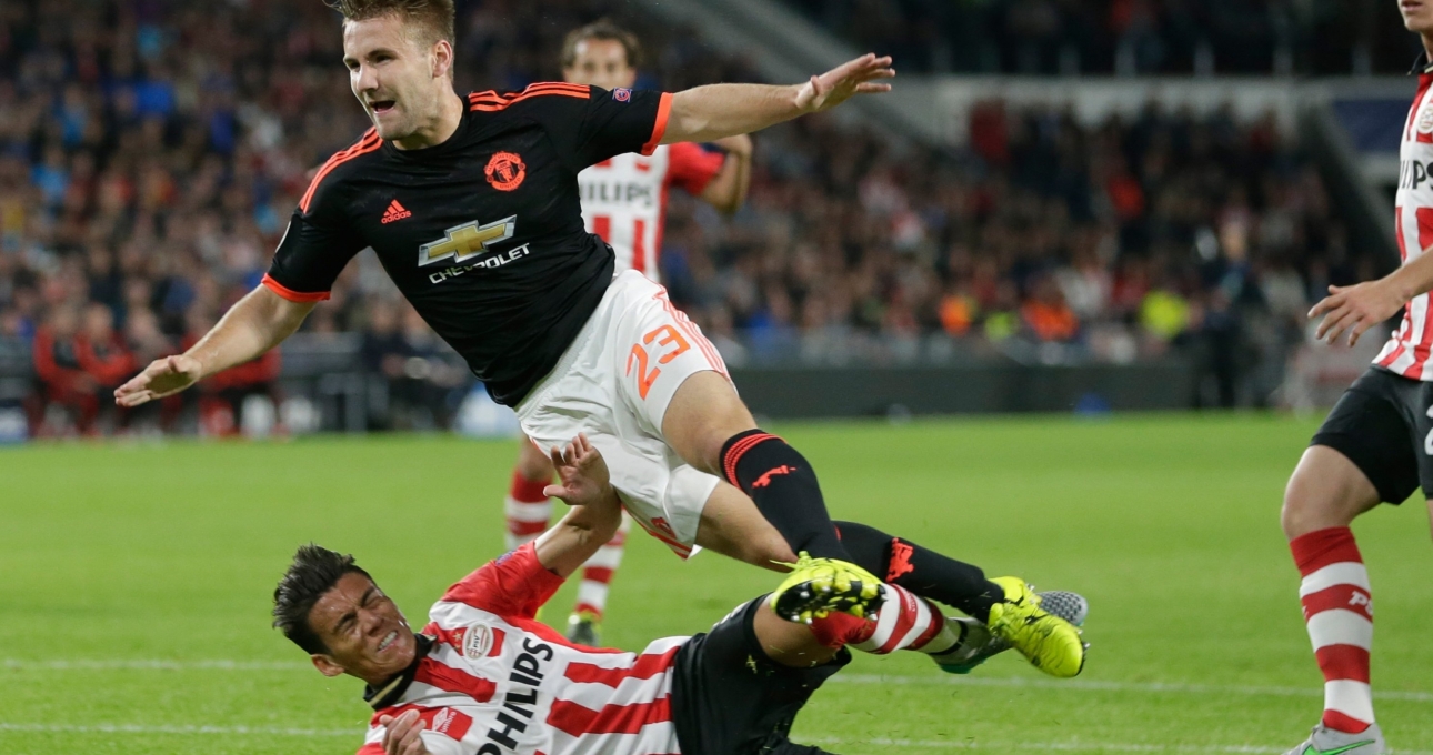 Luke Shaw gần mất chân vì chấn thương nhưng đã trở lại mạnh mẽ