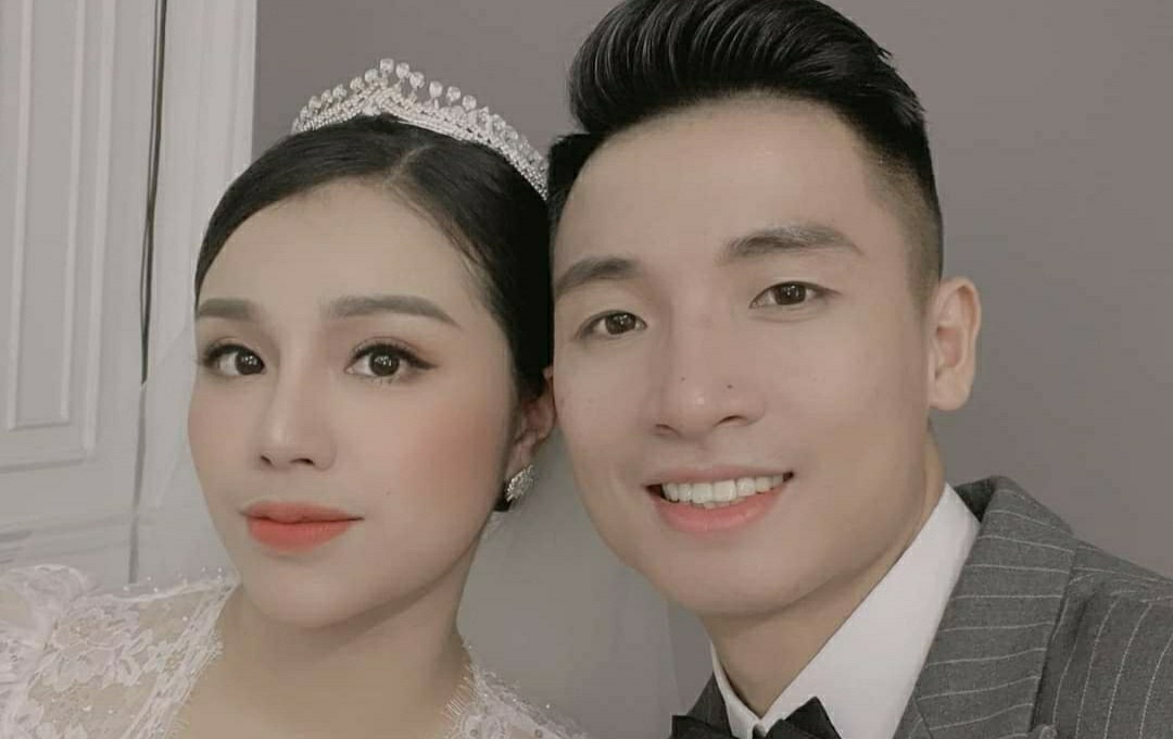 Hé lộ ảnh cưới cực chất của Bùi Tiến Dũng
