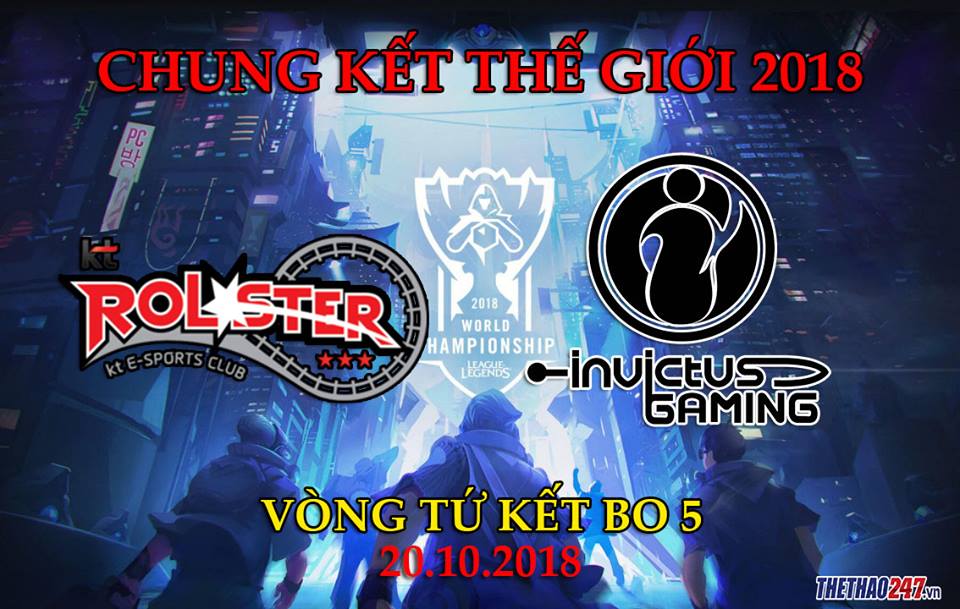 KT Rolster vs Invictus Gaming Ván 1: IG đã dành chiến thắng đầy áp đẩo trước KT