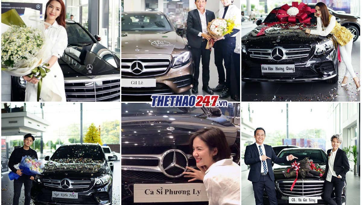Ca sĩ Việt đua nhau tậu Mercedes-Benz trong năm 2018