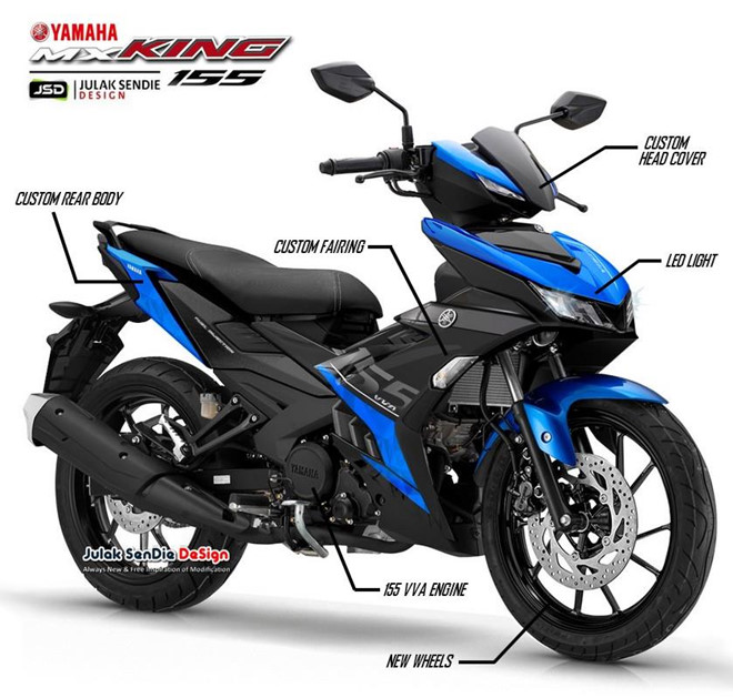 Yamaha Exciter 155 VVA lộ ảnh phác thảo, sắp về Việt Nam?