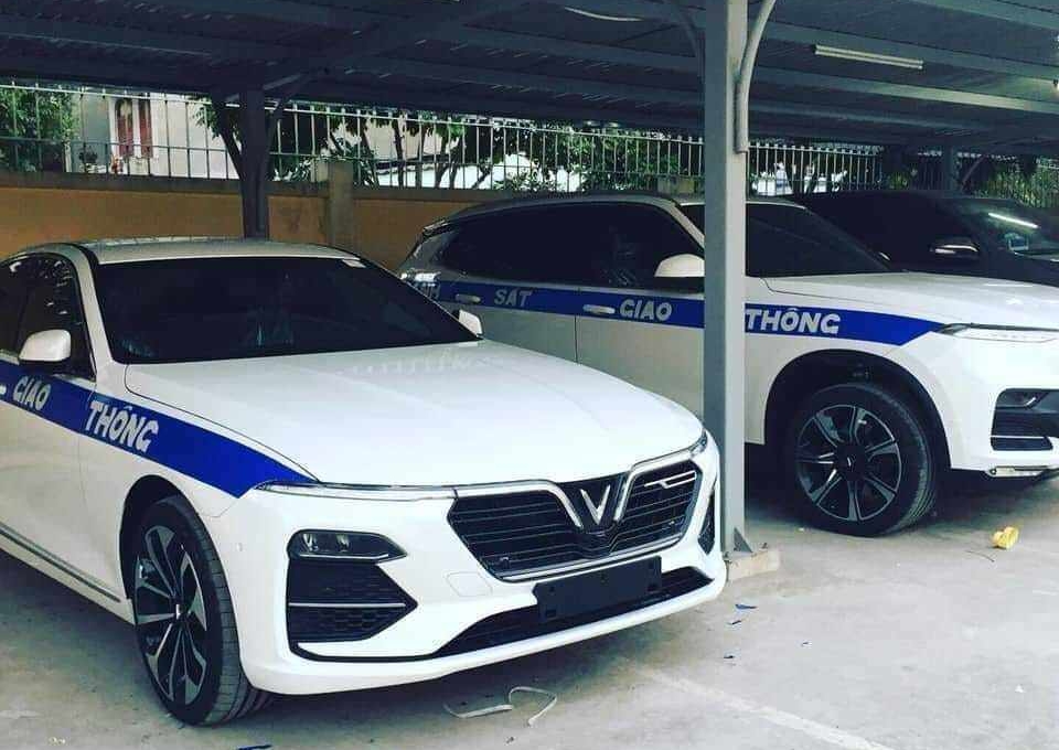 Xe VinFast Lux có thể được trang bị cho lực lượng CSGT