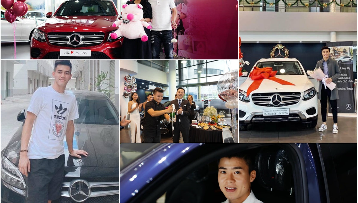 Ngoài Quang Hải, những cầu thủ đang có 'xế cưng' là Mercedes-Benz