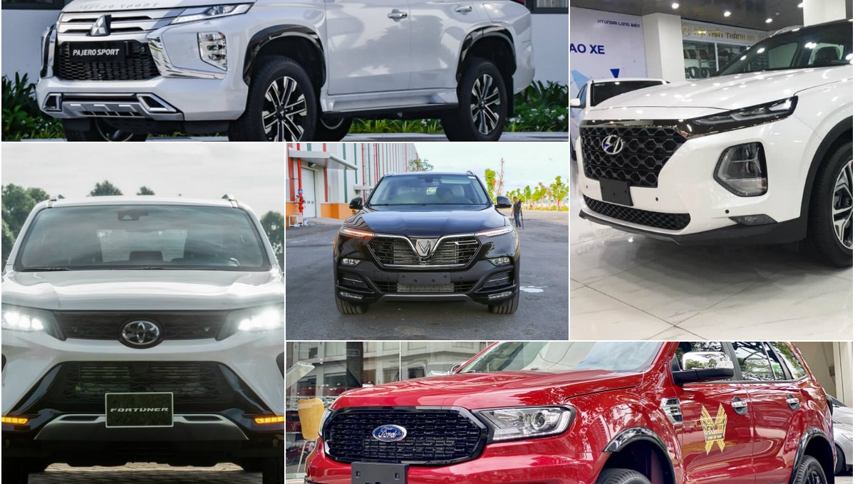 6 mẫu xe SUV 7 chỗ tiết kiệm nhiên liệu nhất Việt Nam: SantaFe dẫn đầu