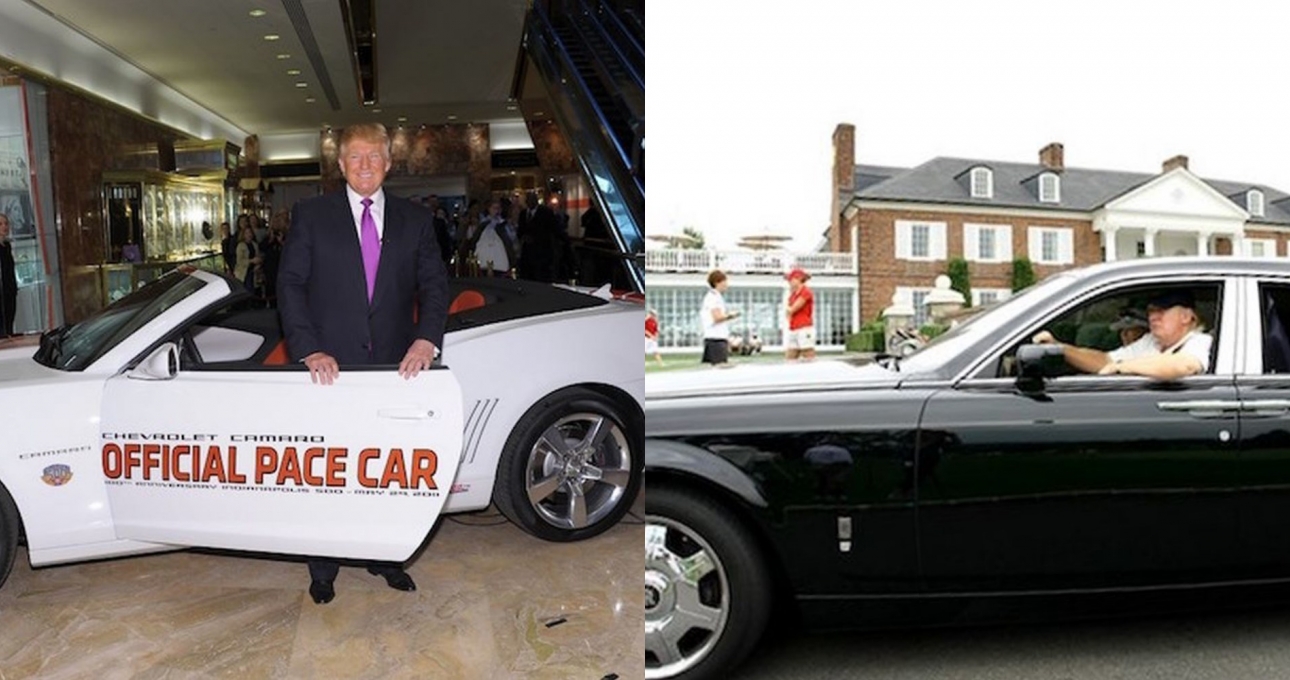 Bộ sưu tập siêu xe của Donald Trump trước khi làm tổng thống