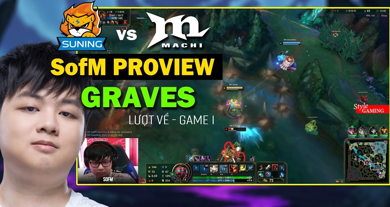 Proview CKTG 2020 - Sofm lần đầu chơi Graves tại CKTG 2020