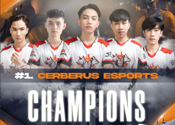 Ceberus Esports vô địch POPS eSports PUBG Invitational