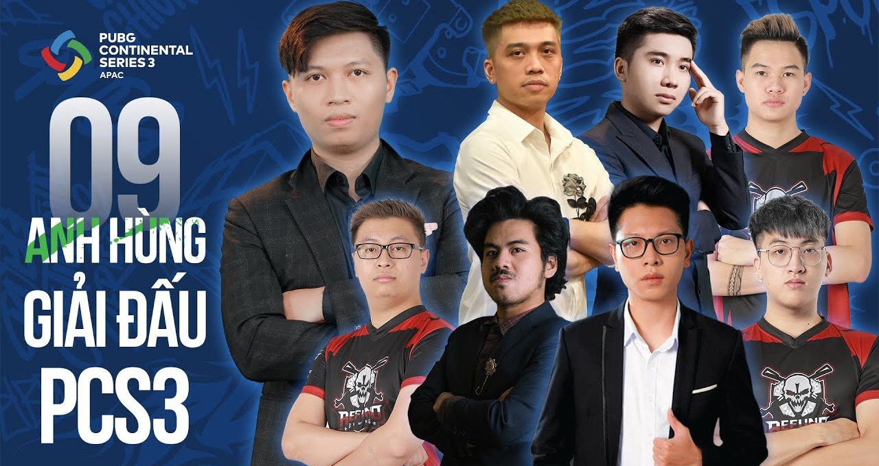Dàn caster đình đám tại PUBG Continental Series 3 (PCS 3)