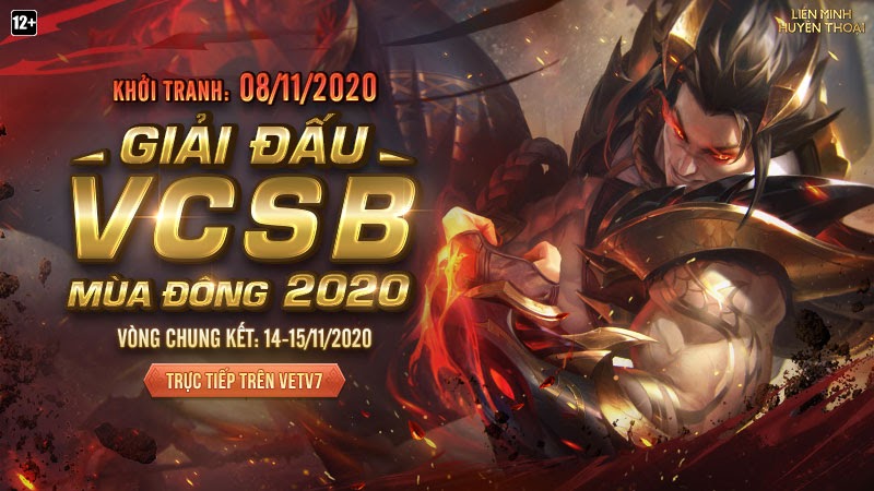 Lịch thi đấu Vòng chung kết VCSB mùa Đông 2020
