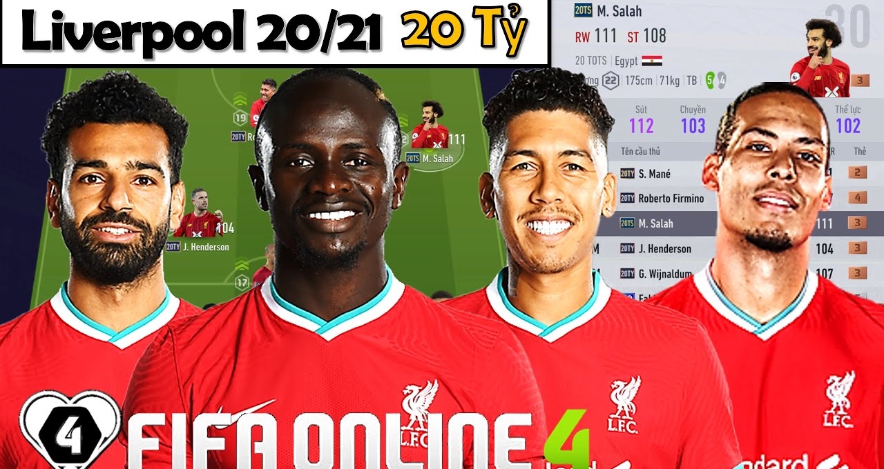 Xây dựng và trải nghiệm team color Liverpool trong FIFA Online 4